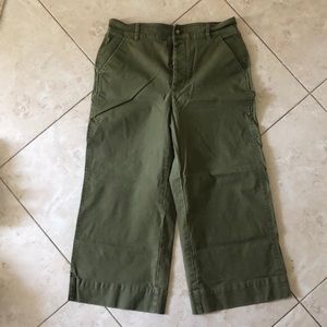 Madewell Cropped Wide-Leg Trouser